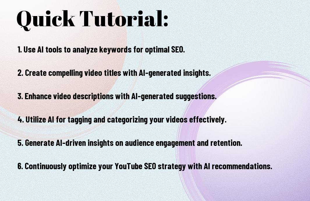 AI to Enhance Your YouTube SEO